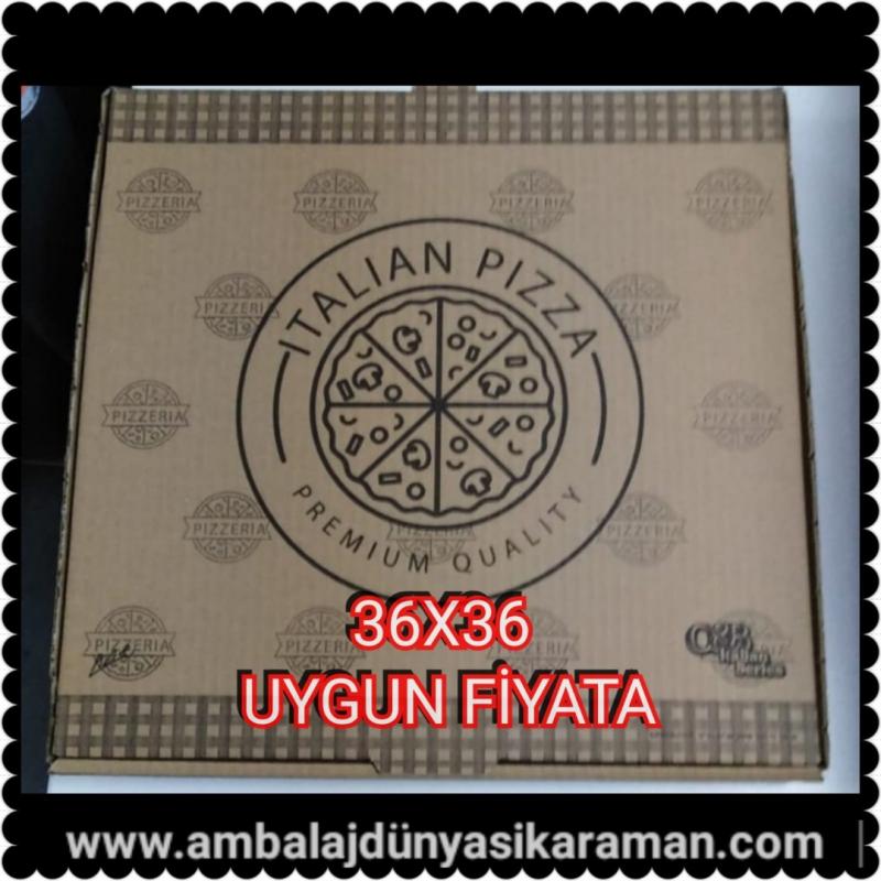 PİZZA KUTUSU KARTON 36X36